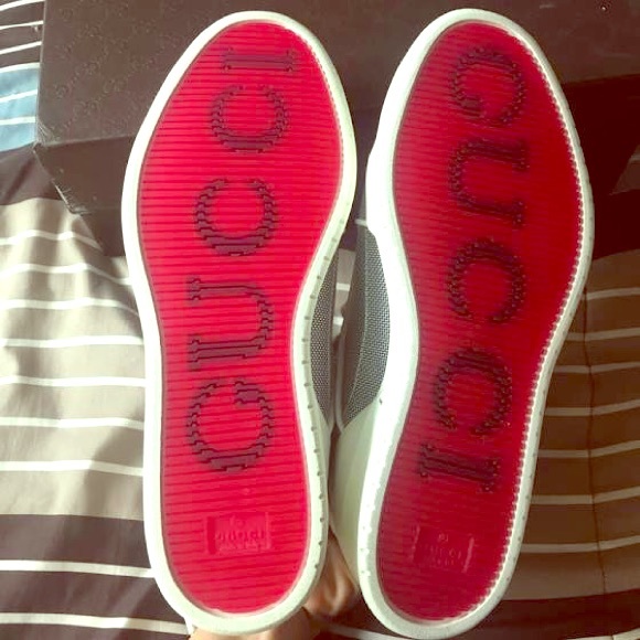 gucci pink bottom shoes